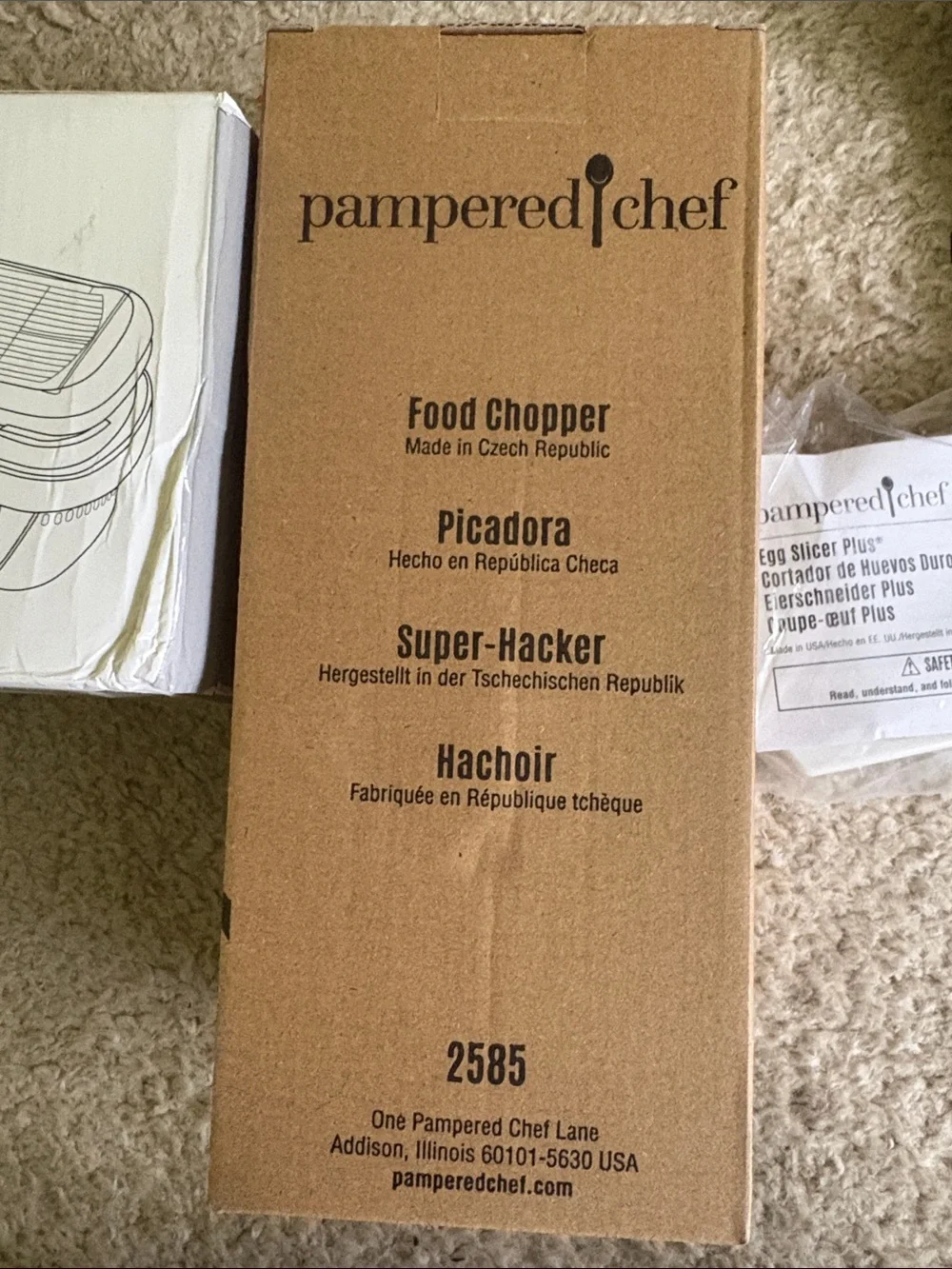 Pampered Chef Food Chopper /Egg Slicer/off brand vegetable chopper